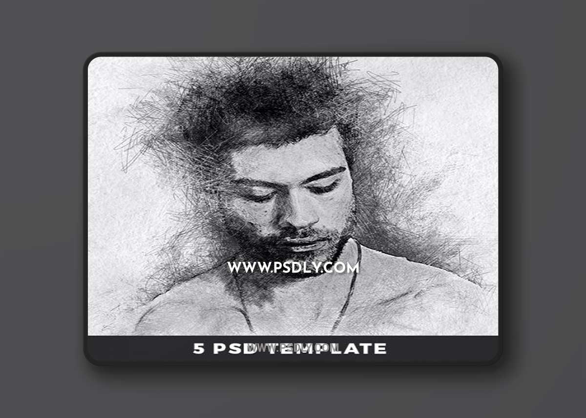 GraphicRiver - Pencil Sketch Photoshop Effect 37119867