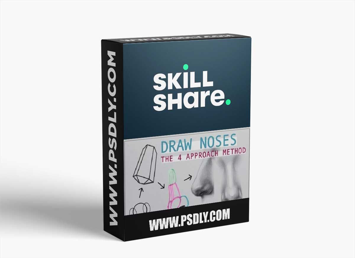 How To Draw Noses - The Four Approach Method