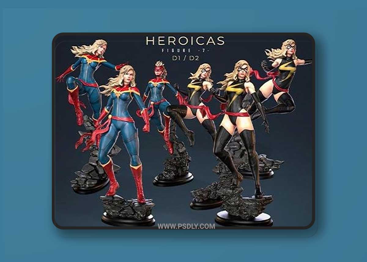 Ms.Marvel 3D Model