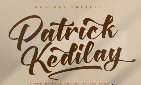 Patrick Kedilay Font