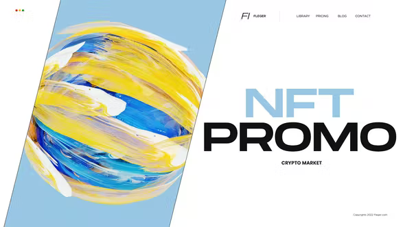 Videohive NFT Market Promo 37209522