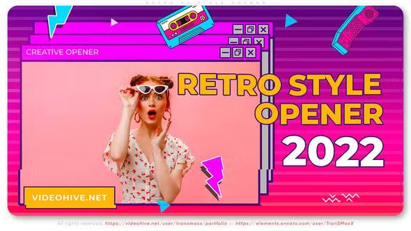 Videohive Retro FX Style Opener 37329832