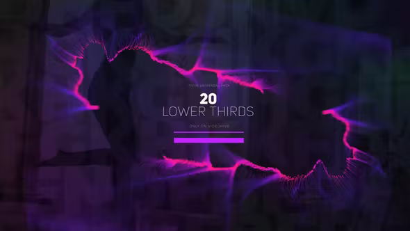 Videohive Particles and Modern Lower Thirds 37373166