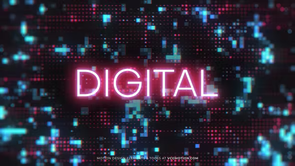 Videohive Backgrounds - Digital 37298137