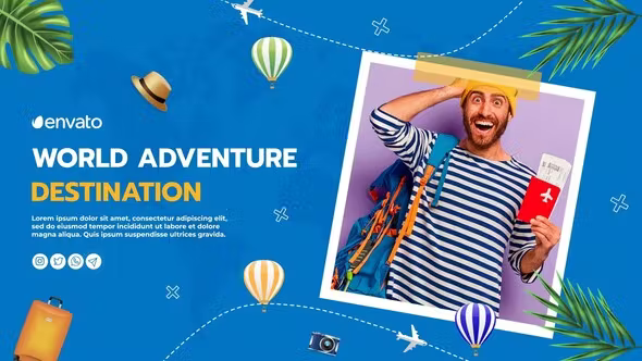 Videohive Travel And Adventure Slideshow 37246511