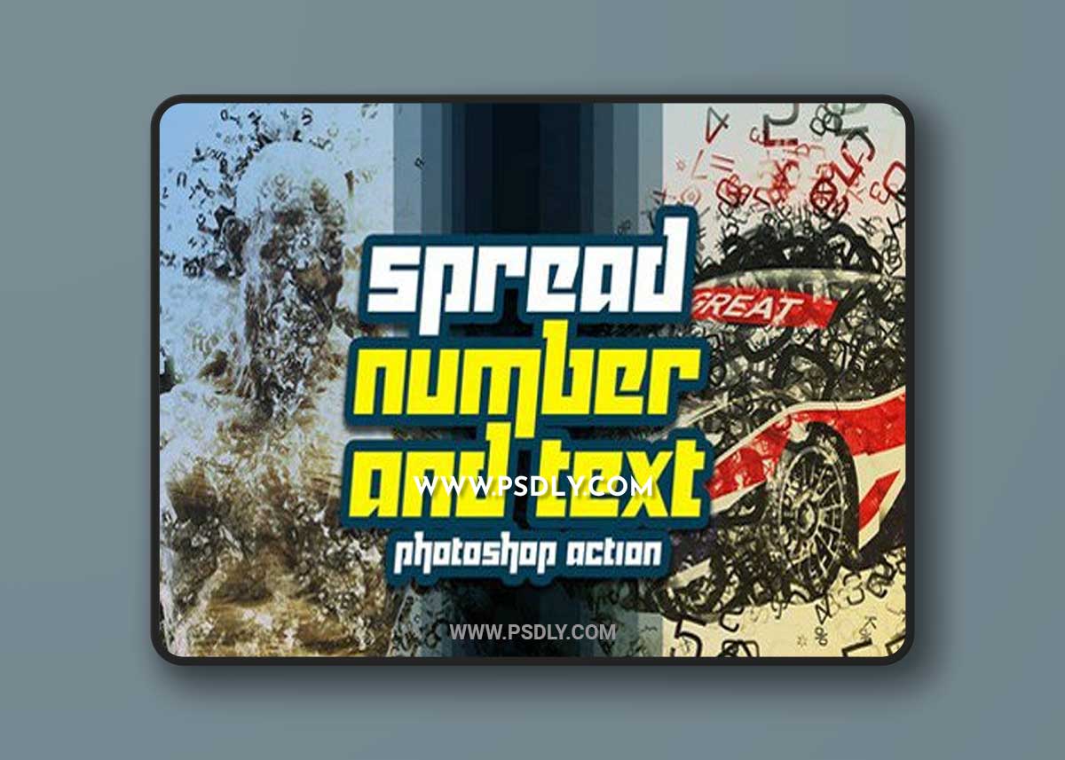 10 Spread Number and Text Action