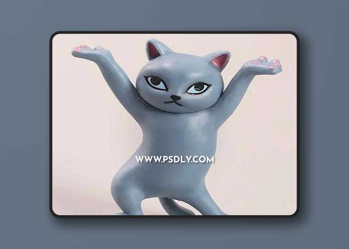 3D Print Models Cat Pen Holder