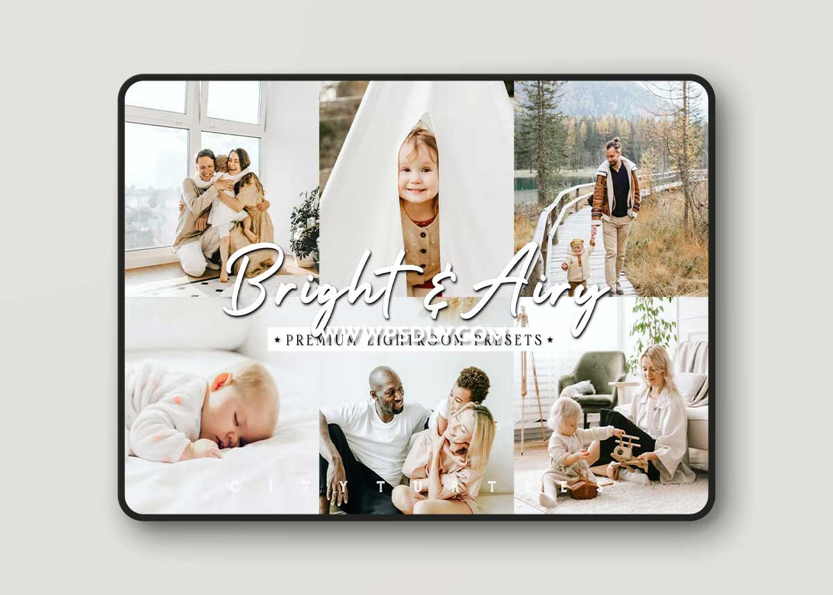 BRIGHT & AIRY Natural Lightroom Presets