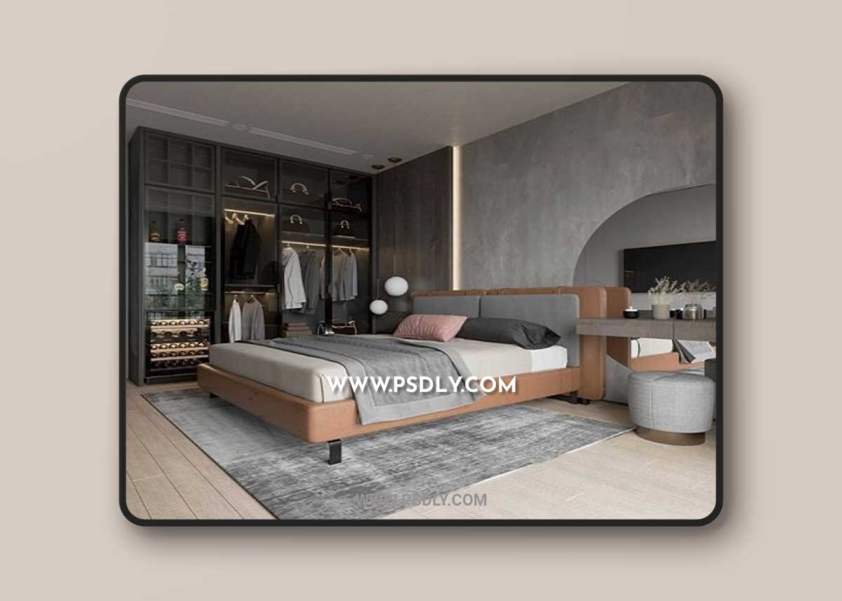 Bedroom Scene By NguyenHa 3D Model