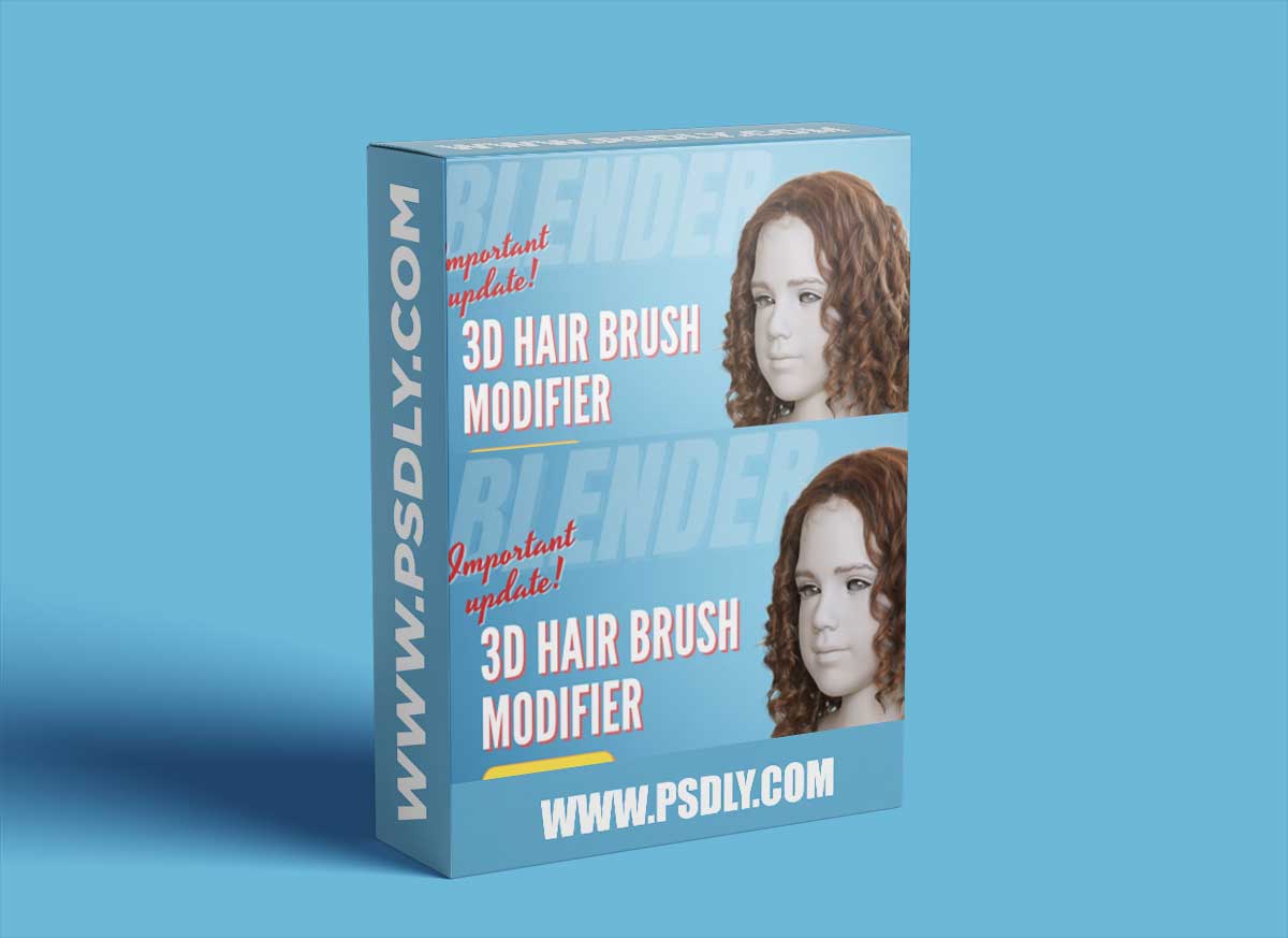Blender Addon | 3d Hair Brush V3.1 - Modifier | Vfx Grace
