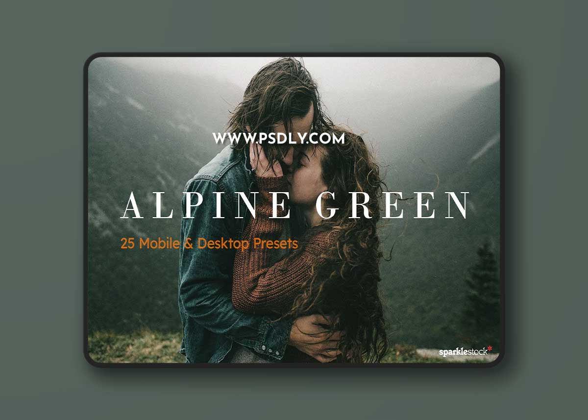 CreativeMarket - 25 Alpine Green Lightroom Presets and LUTs 7213527