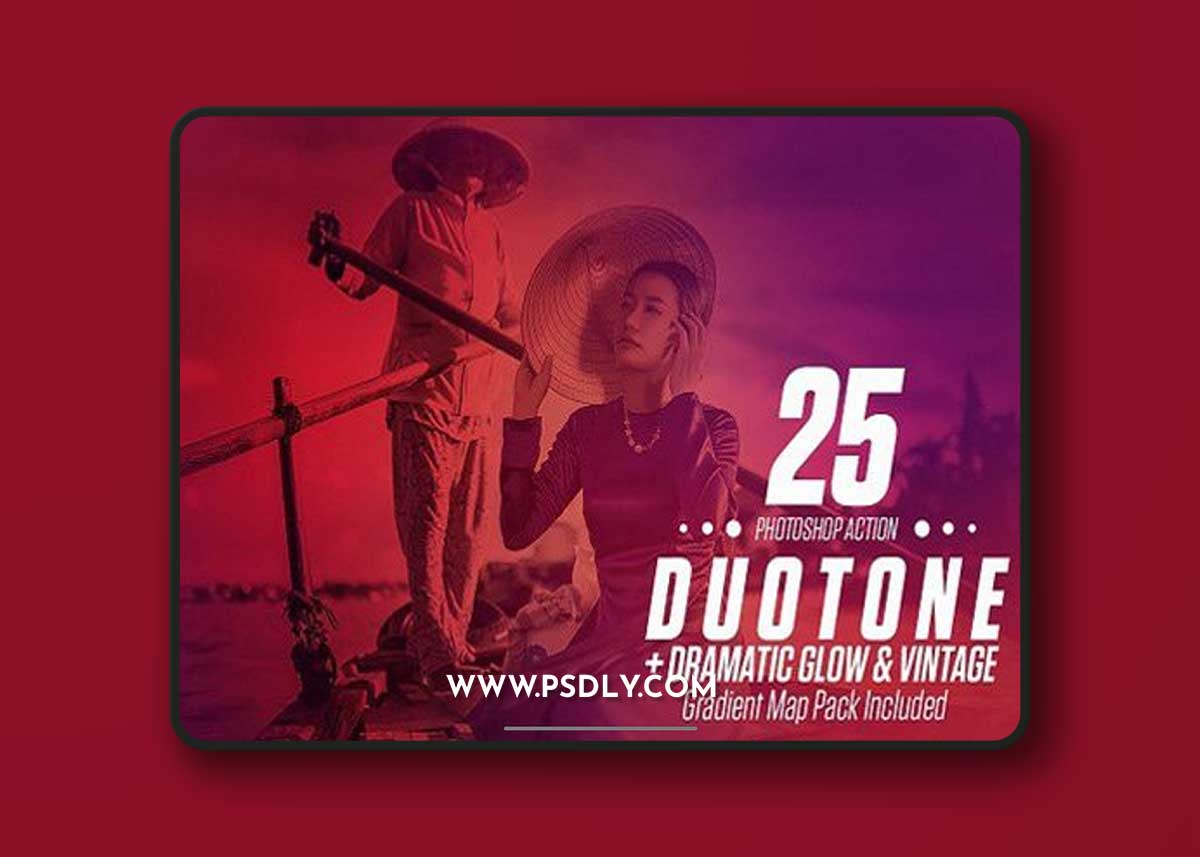 Duotone PS Action & Gradient Map