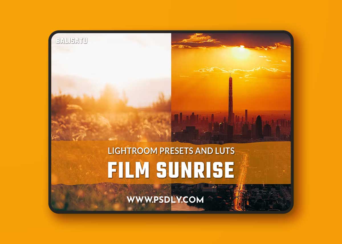 Film Sunrise LUTs and Lightroom Presets YKDPNSH
