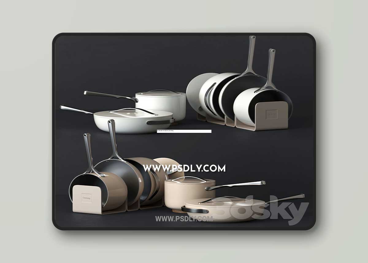 Kitchen set Caraway 3D Model