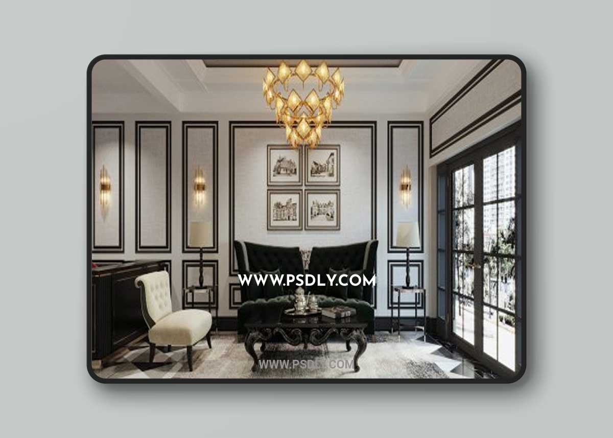 Living Room – Kitchen Interior by Tran Ha Vy