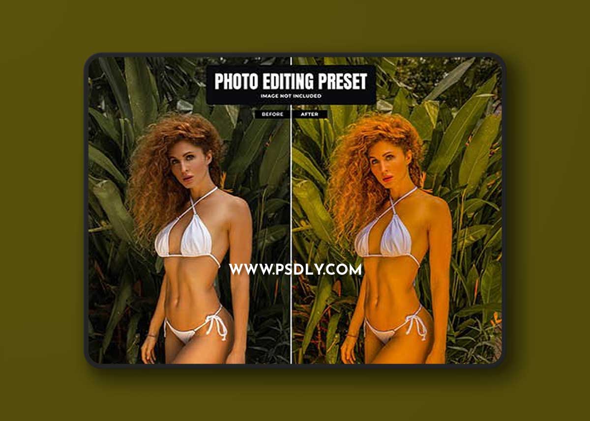Tropical summer photo editing colorful travel photo editing