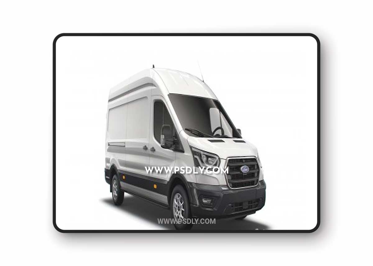 Turbosquid - Ford Transit Van L3H3 Limited 2021 3D Model