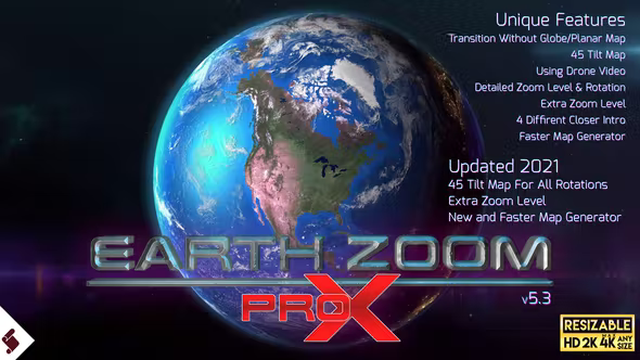 Videohive - Earth Zoom Pro X V5.3 - 7962581