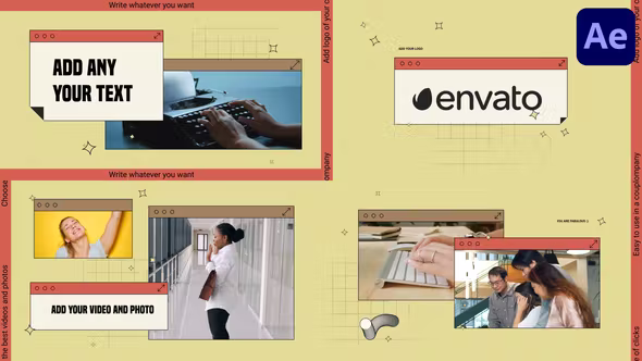 Videohive Retro Windows Slideshow for After Effects 37627481