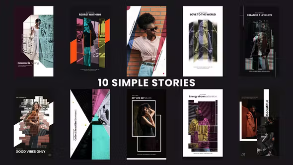 Videohive Simple Instagram Stories 37506732