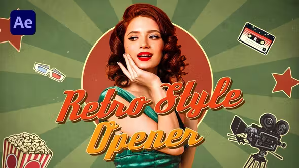 Videohive Youtube Vlog Intro | Retro Style Opener | Vintage Style 37728723