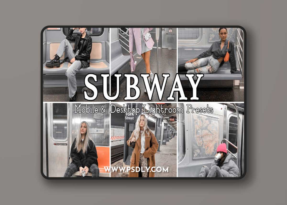 10 Subway Lightroom Mobile Presets