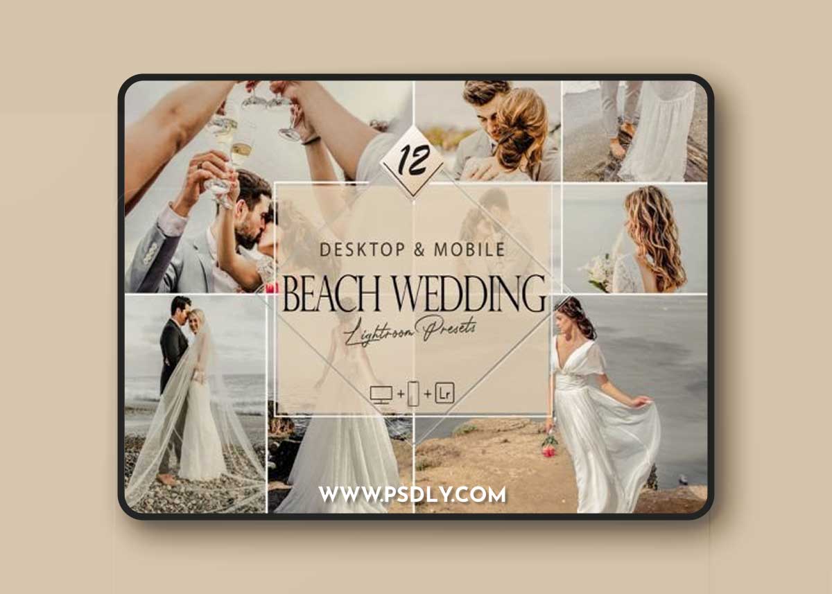 12 Beach Wedding Lightroom Presets