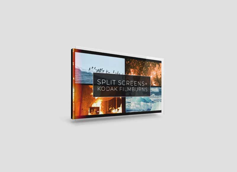 Film Split Screens + Kodak Film Burns – Vamify