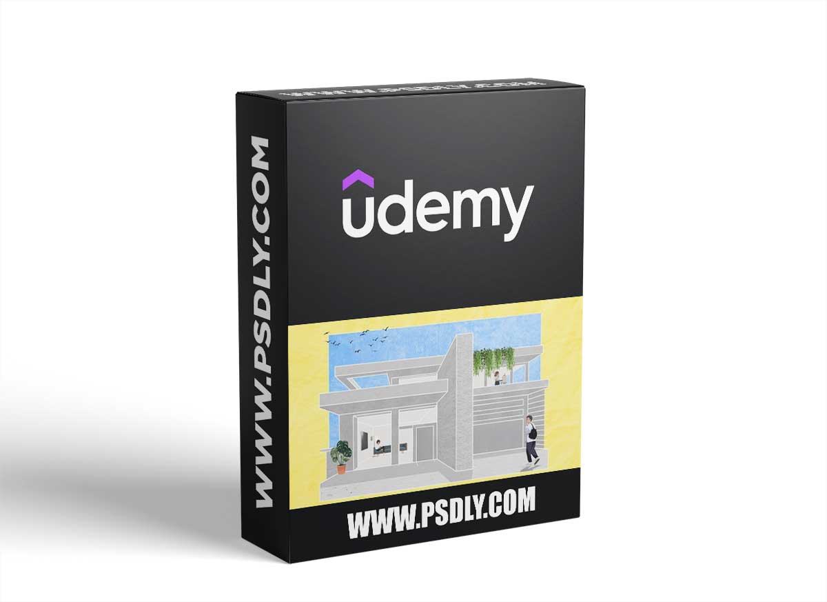 Learn Architecture Rendering In Photoshop ( Collage Style )