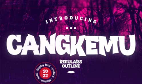Cangkemu Font