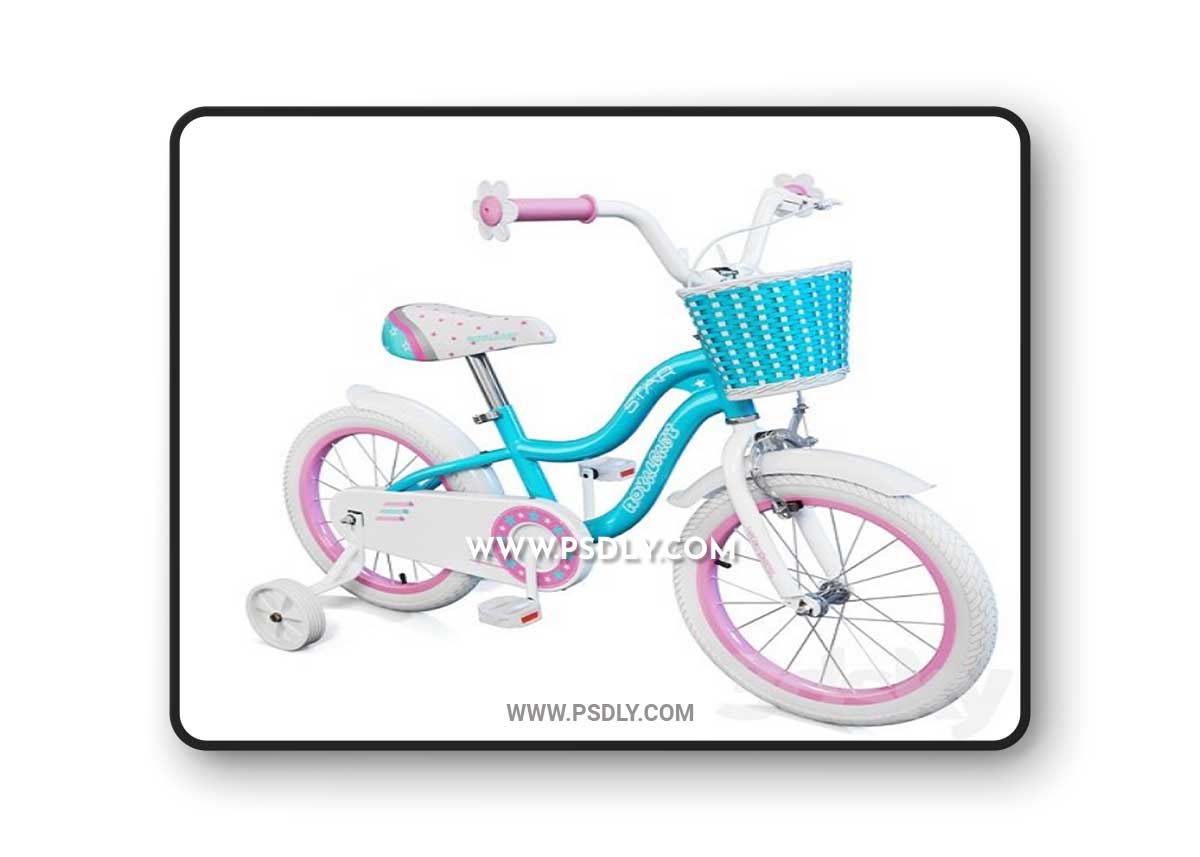 Childrens Bike ROYAL BABY STARGIRL 3D Model