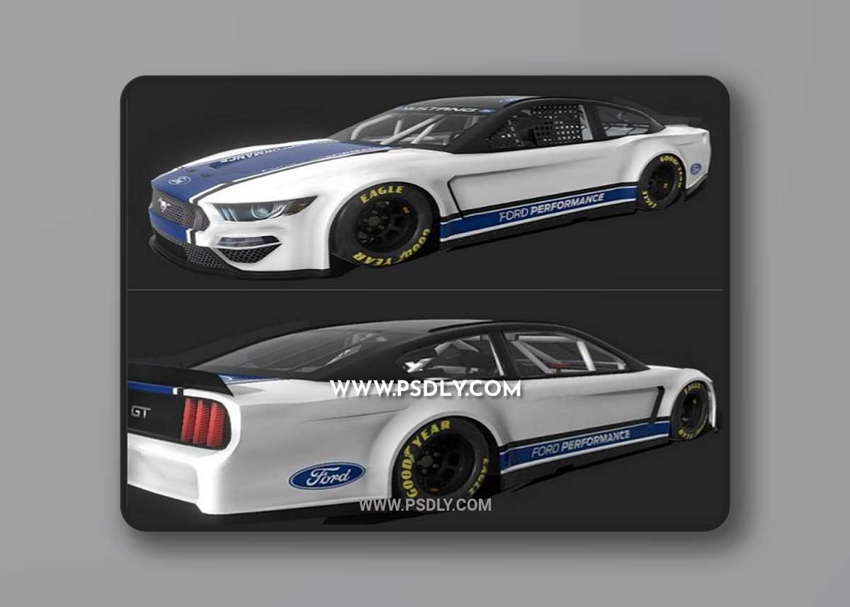 Ford Mustang 2019 3D Model