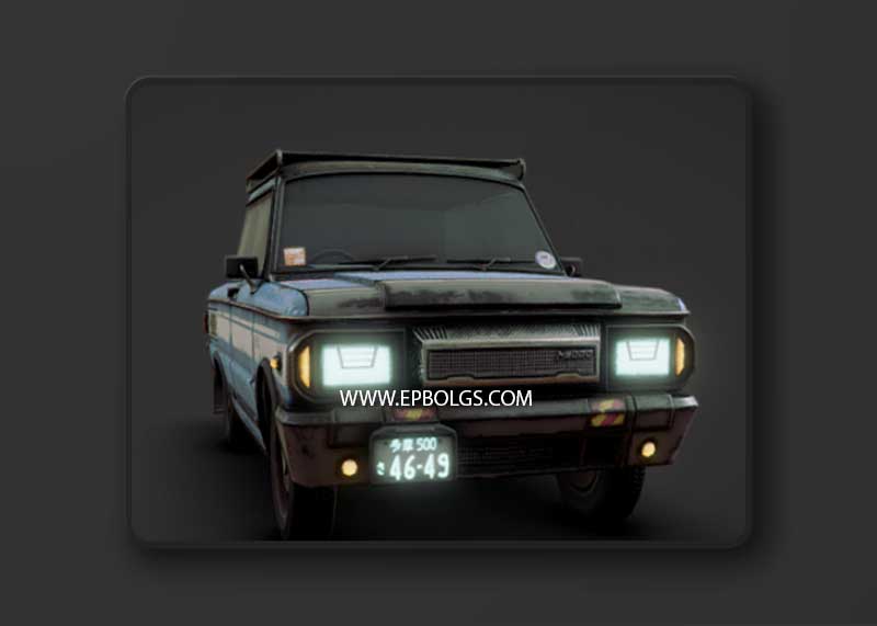 Futuristic ZAZ Zaporozhec 3D Model