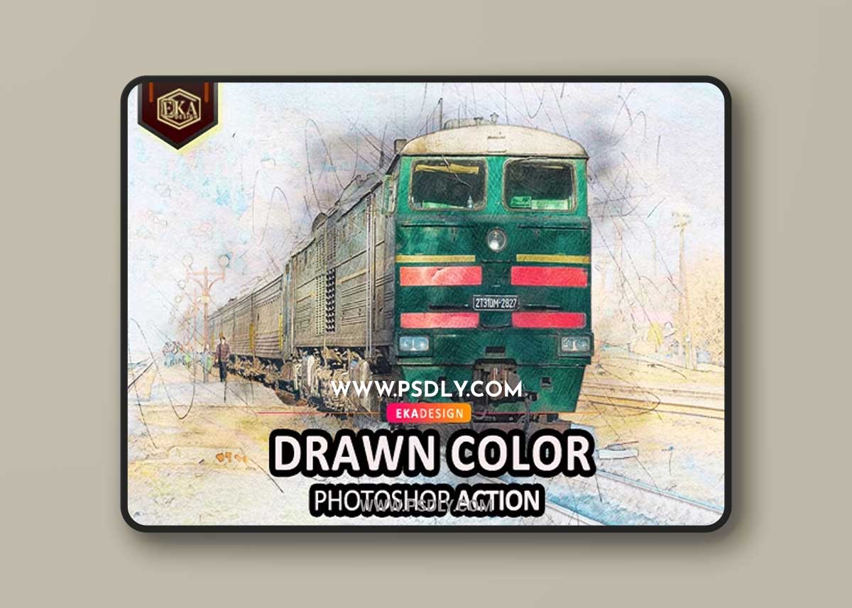GraphicRiver - Drawn Color Photoshop Action 32784152