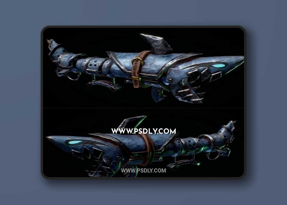 League of Legends: Jinx Fishbones Bazooka 3D Model