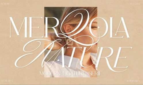 Merqola Nature Font