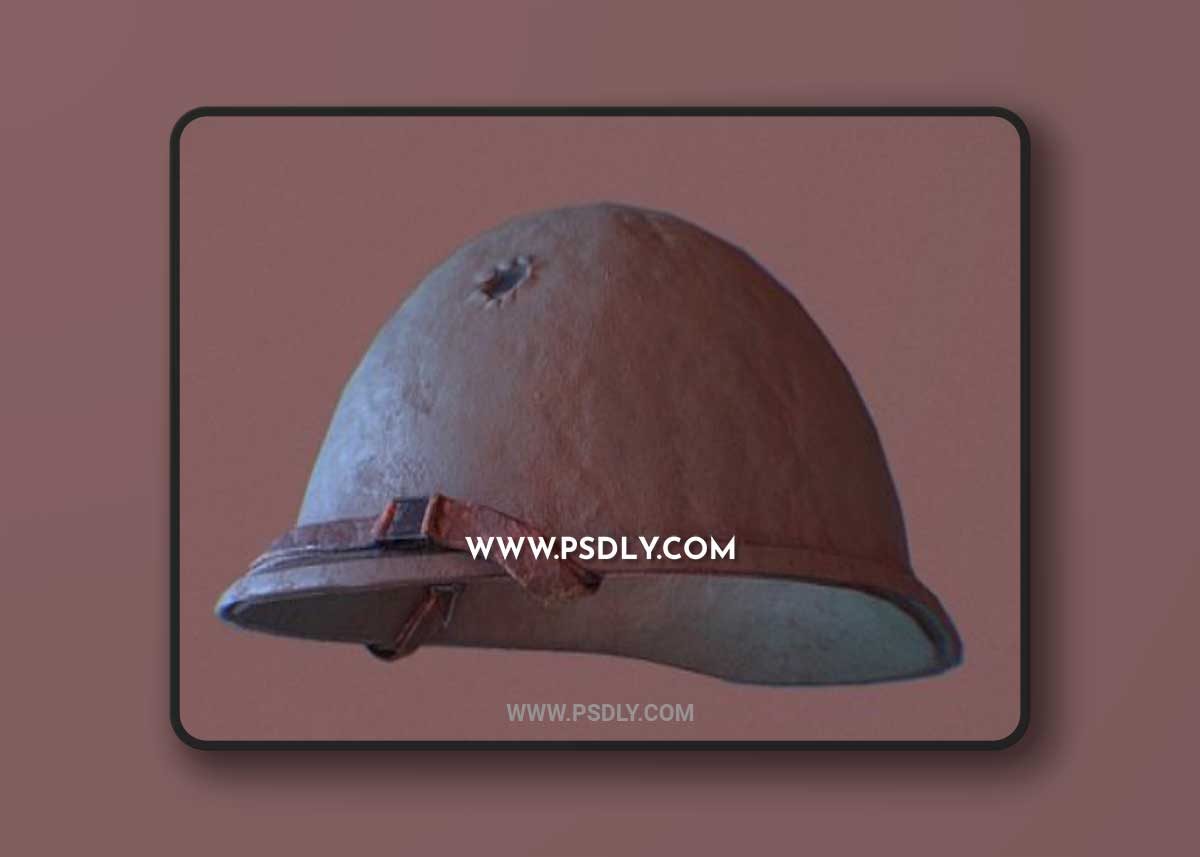 Military Army Helmet 3D Model