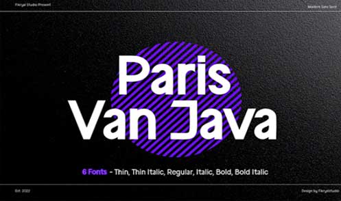 Paris Van Java - Sans Serif