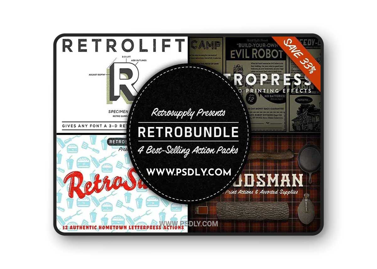 Retrosupply - Best Selling Actions for Photoshop