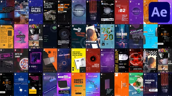 Videohive Cyberpunk Instagram Stories 38510745