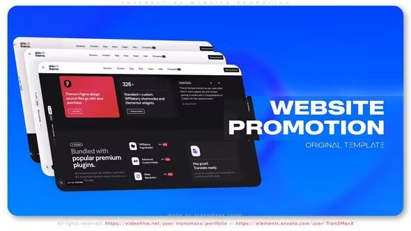 Videohive Interesting Website Promotion 38650000