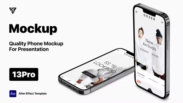 Videohive - Phone Mockup | 13 Pro v2 - 34953730