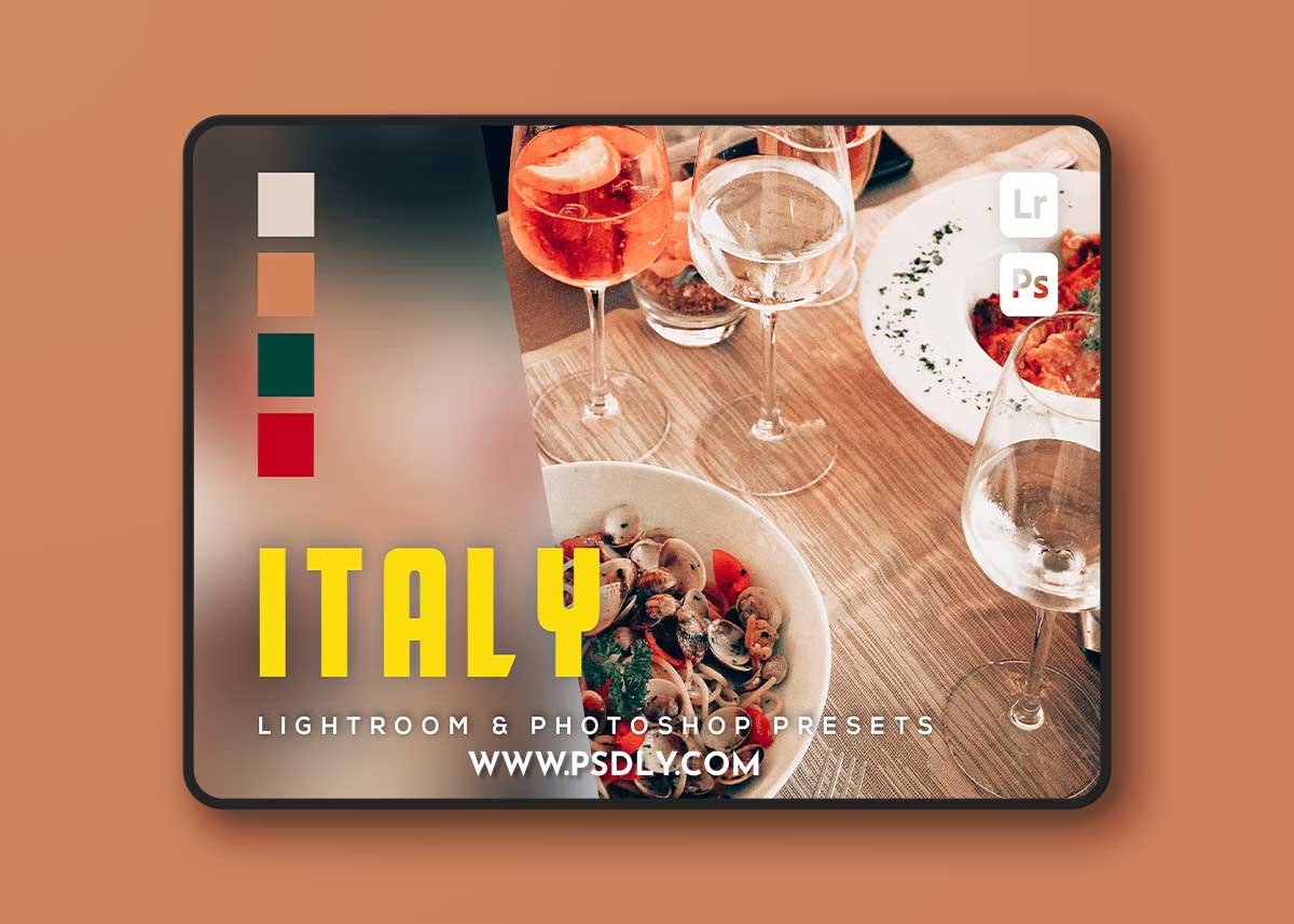 6 Italy Lightroom and Photoshop Presets