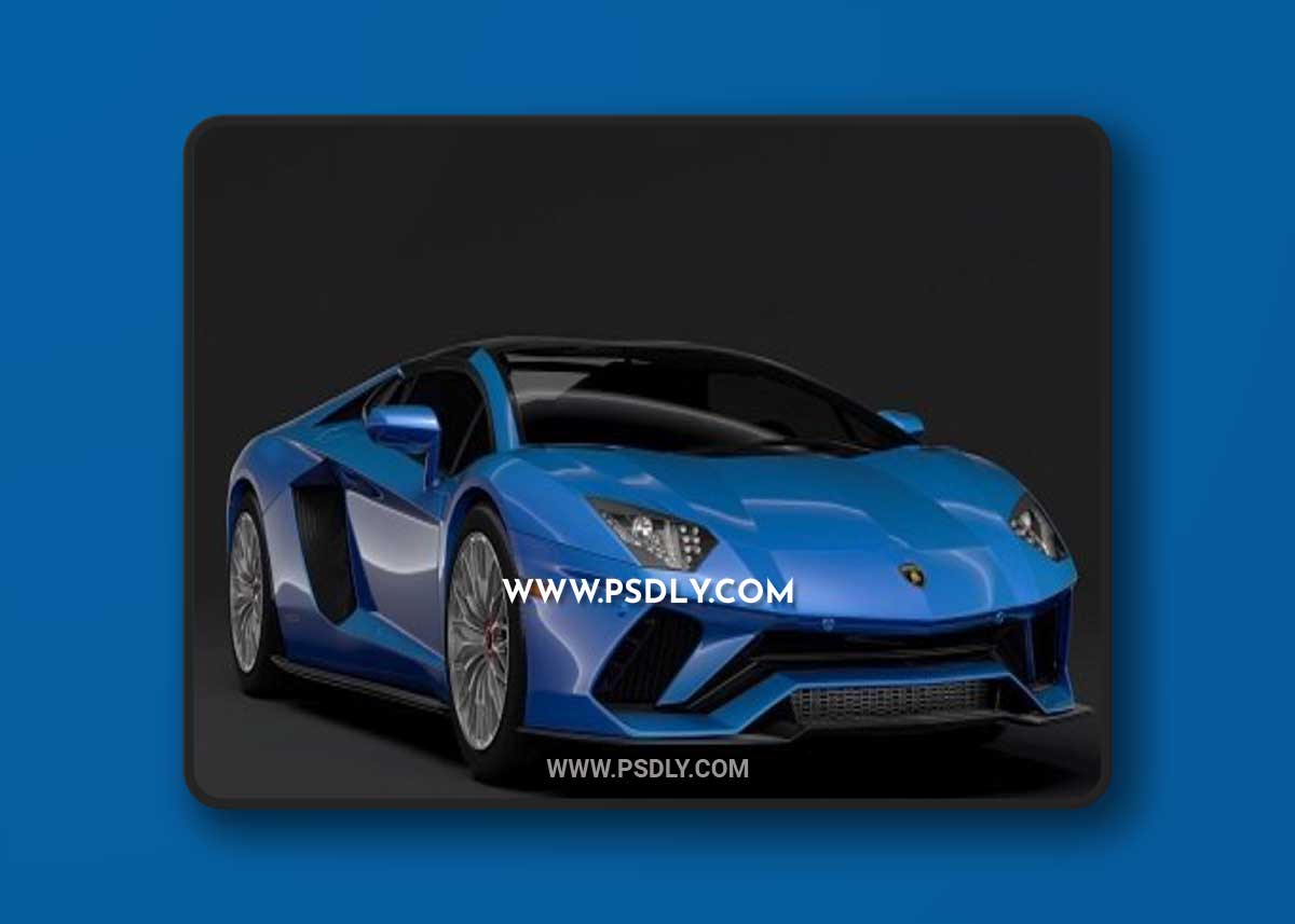 Lamborghini Aventador S Roadster 2018 3D Model