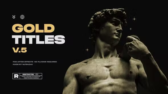 Videohive - Gold Titles | Text Animation - 38277304
