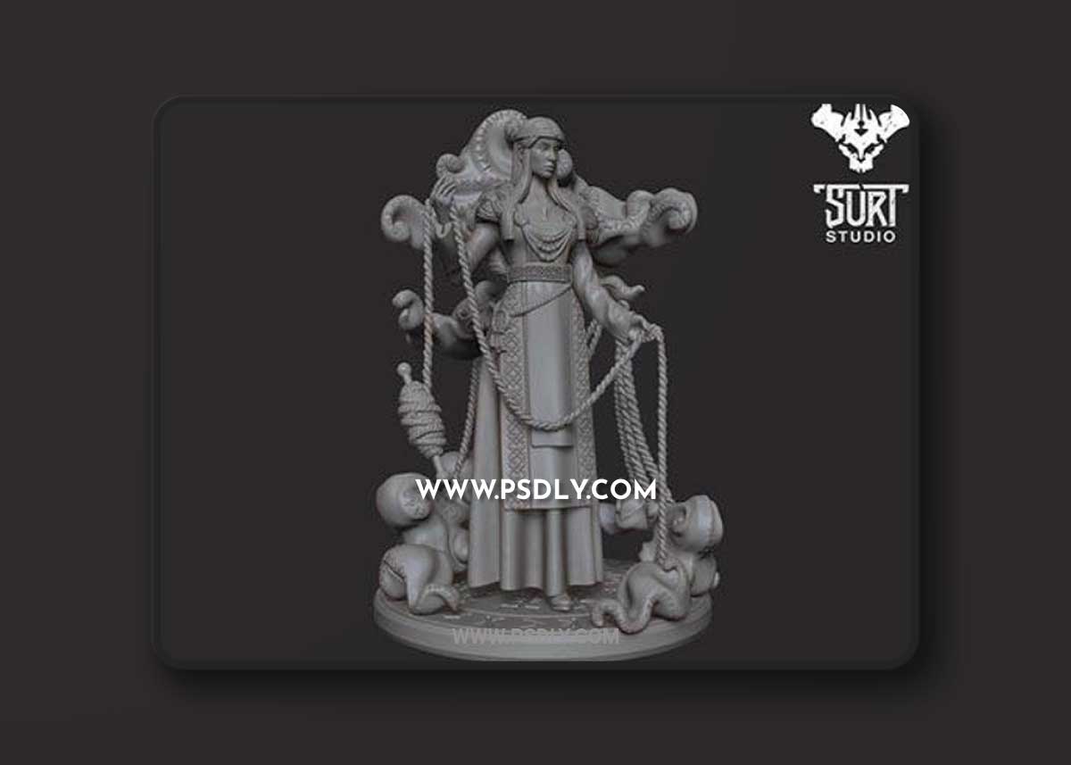 Skadi Frigg Wendigo 3D Print