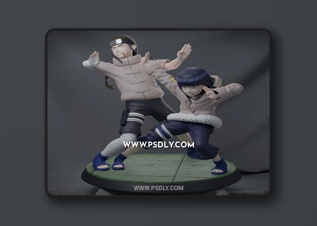 The battle of the Hyuga clan 3D Print