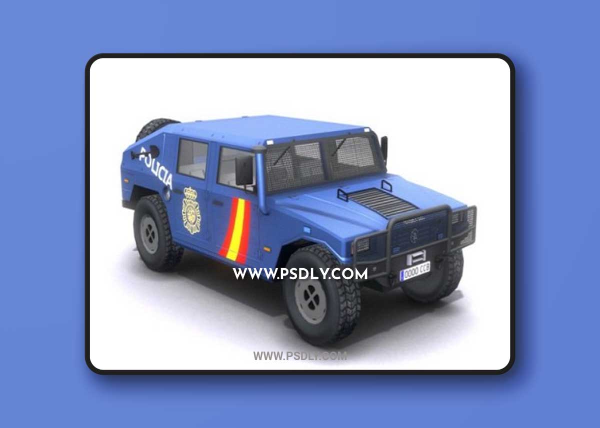 Uro vamtac Policia Nacional 3D Model