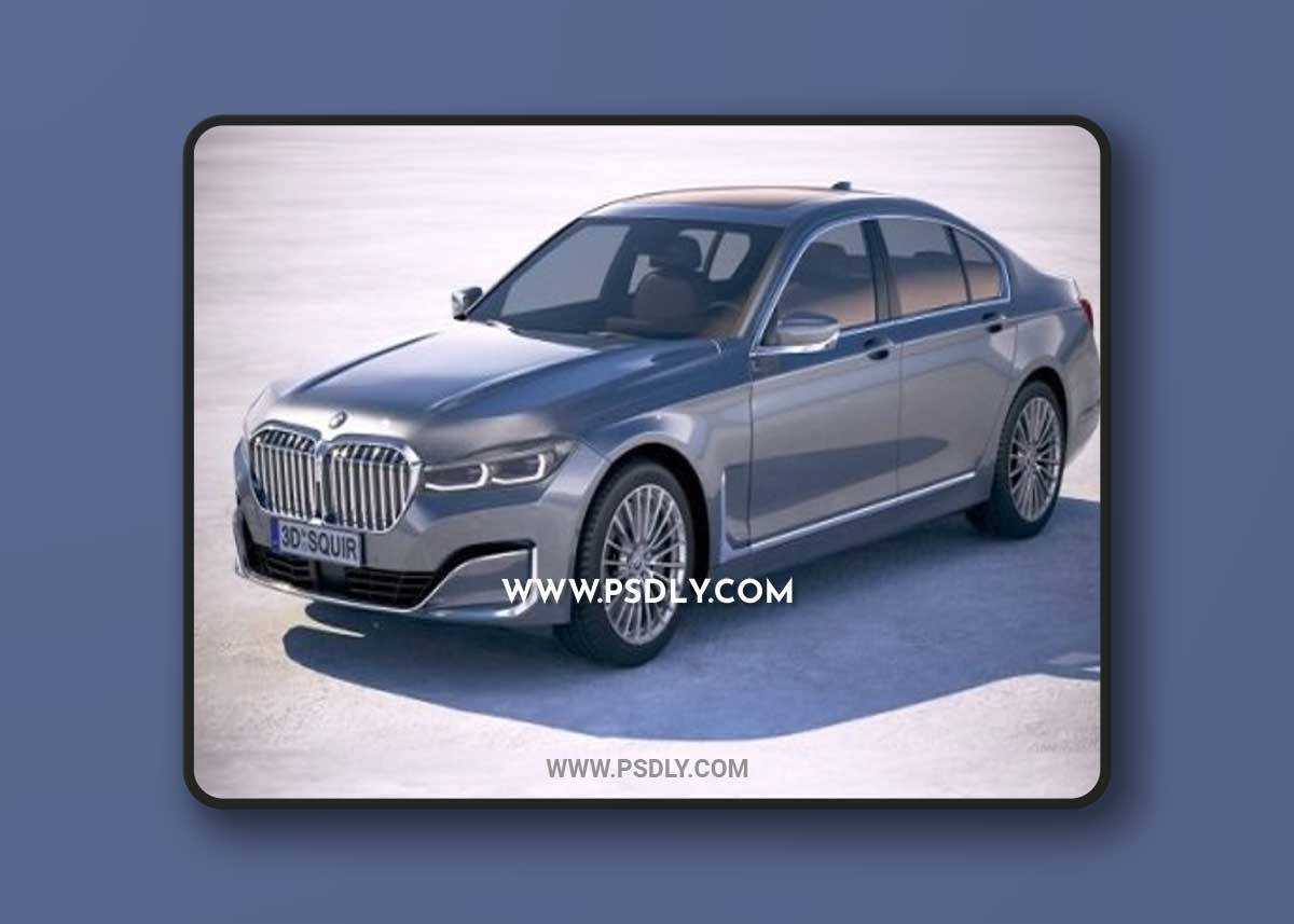 BMW 7-series G12 short 2020 3D Model