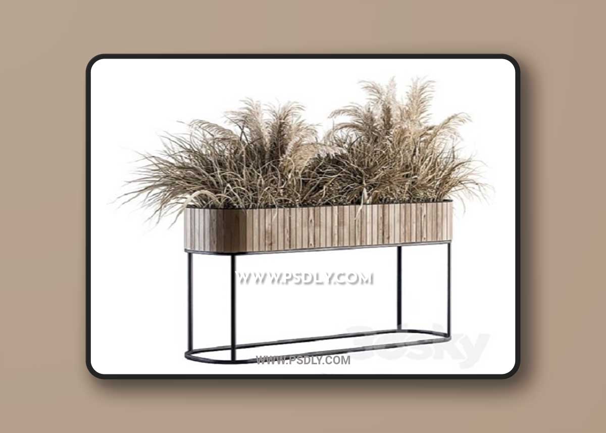 Decorative set with Ceramic 012 3D Model